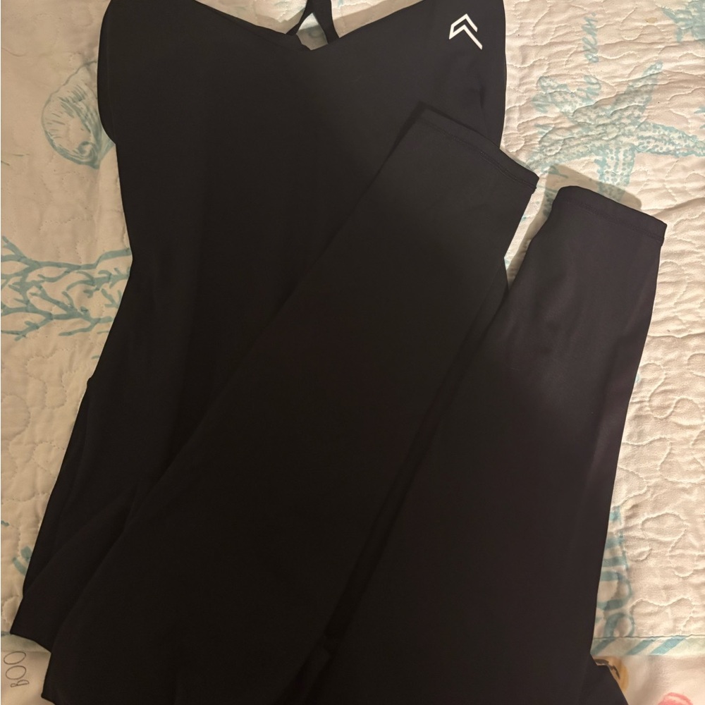 Oner active unified all in one jumpsuit black size medium